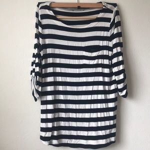 Cable & Gauge 3/4 sleeve pocket tee